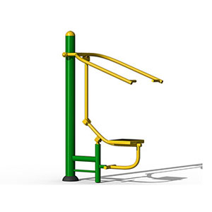 单人坐拉训练器